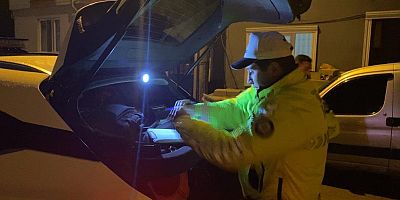 Alkollü sürücü çıkmaz sokakta yakalandı