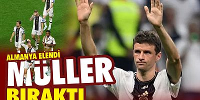  Almanya elendi Müller bıraktı!