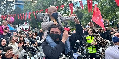Alparslan için gökyüzüne balon bıraktılar