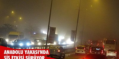 Anadolu Yakası'nda sis etkisini sürdürüyor