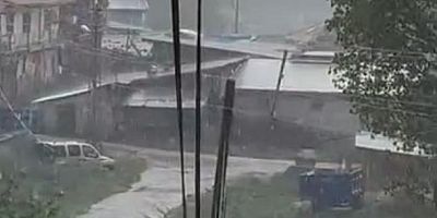Ankara'da sağanak sonrası sel