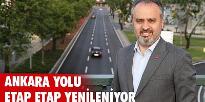 Ankara yolu etap etap yenileniyor