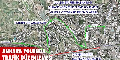 Ankara yolunda trafik düzenlemesi
