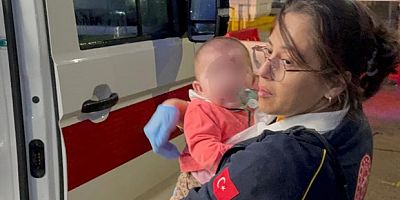 Anne ve 6 aylık bebeği hastanelik oldu