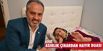 Asırlık çınardan hayır duası