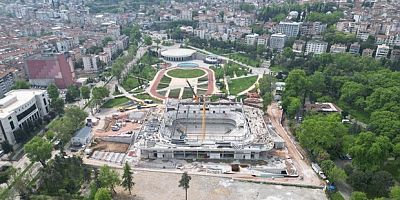 Atatürk Spor Salonu hızla yükseliyor