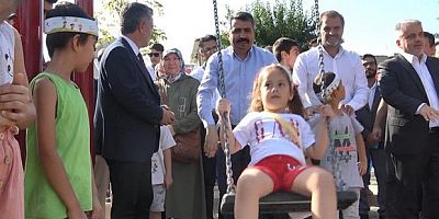Ayçiçeği Çocuk Parkı hizmete açıldı