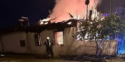  Aydın'da bir evde yangın çıktı