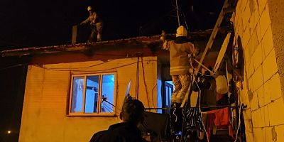 Baca yangını mahalleliyi sokağa döktü