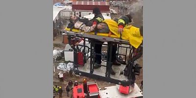 Bafra'da inşaatta iş kazası: 1 yaralı