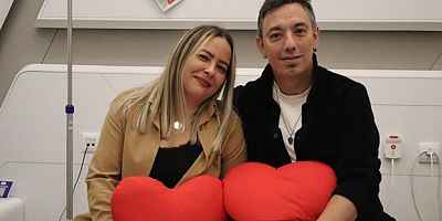 Bağışladığı karaciğeriyle sevdiğine umut oldu