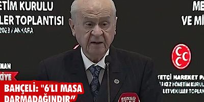 Bahçeli: 