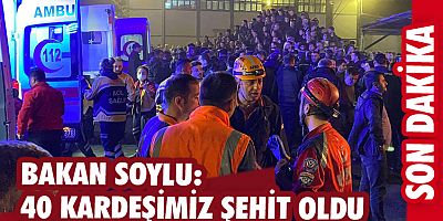 Bakan Soylu: Maalesef 40 kardeşimiz şehit oldu