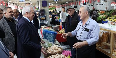 Balat'a modern pazar alanı 