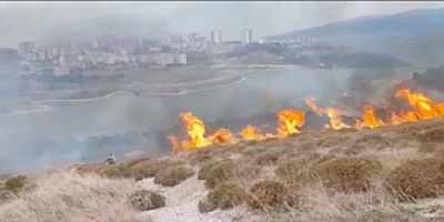 Bandırma’da yangın