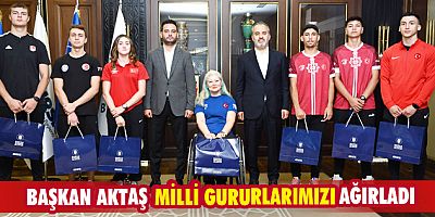 Başkan Aktaş Bursa’nın milli gururlarını ağırladı