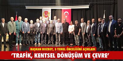 Başkan Bozbey'den 3 temel öncelik