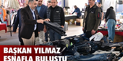Başkan Yılmaz esnafla buluştu