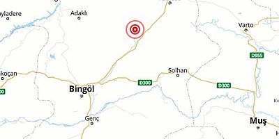 Bingöl’de 3.3 büyüklüğünde deprem