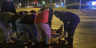 Bolu’da otomobil ile motosiklet çarpıştı: 1 yaralı