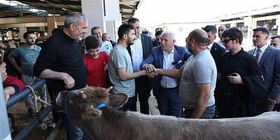 Bozbey'den Kurban Pazarı'na ziyaret