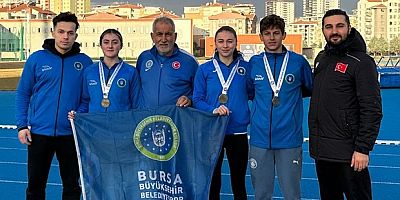 Bursa Büyükşehir sporcuları yine kürsüde