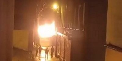 Bursa'da depo yangını