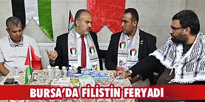 Bursa'da Filistin feryadı