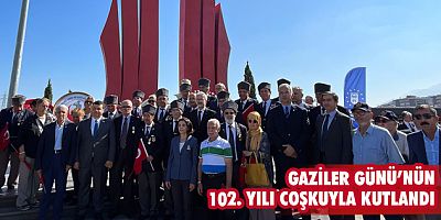 Bursa'da Gaziler Günü’nün 102. yılı coşkuyla kutlandı