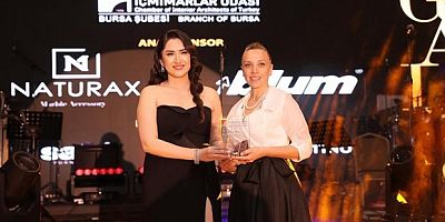 Bursa'da mesleğin duayeni içmimarlara ödül