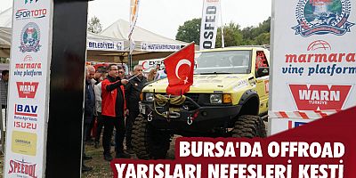 Bursa'da offroad yarışları nefesleri kesti