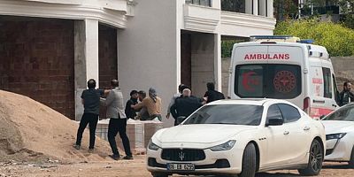 Bursa'da şantiye savaş alanına döndü