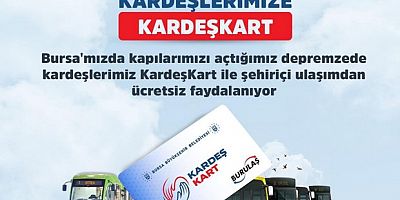 Bursa’da ulaşım ücretsiz