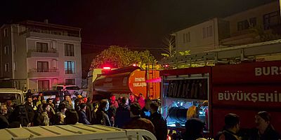 Bursa’da yangın paniği
