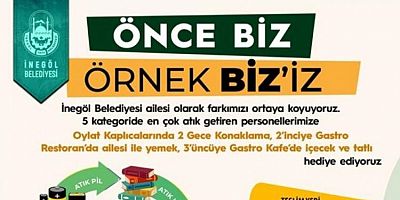 Bursa İnegöl Belediyesi'nden personeline ödüllü yarışma