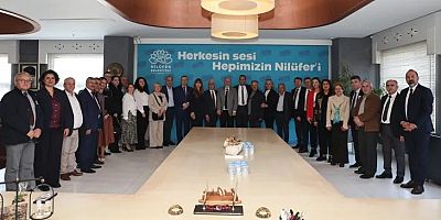 Bursa Nilüfer Belediyesi'nin Kosova'dan önemli konukları vardı