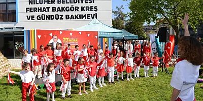 Bursa Nilüfer’in kreşlerinde renkli görüntüler