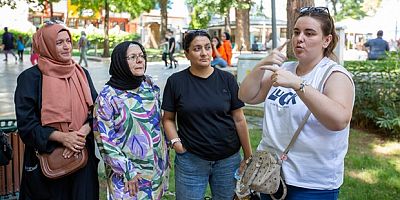 Bursa’nın güzelliklerini işaret diliyle tanıyorlar