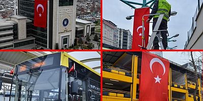 Bursa Türk Bayraklarıyla donatıldı