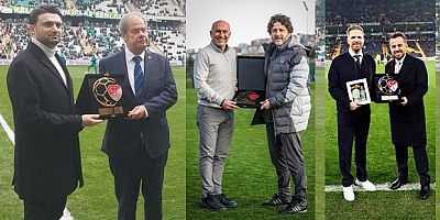 Bursaspor, Fenerbahçe, ve Fatih Tekke ödüllerini aldı