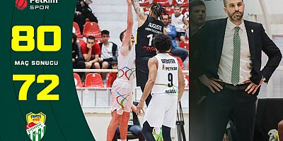 Bursaspor ligde ilk yenilgisini aldı