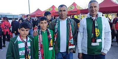 Bursasporlu taraftardan Eskişehirspor'a destek