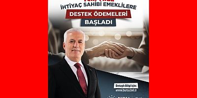 Büyükşehir’den emeklilere yeni yıl desteği
