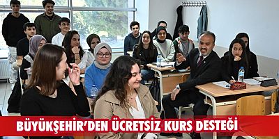 Büyükşehir'den ücretsiz kurs desteği