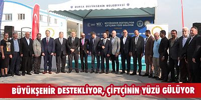 Büyükşehir destekliyor, çiftçinin yüzü gülüyor