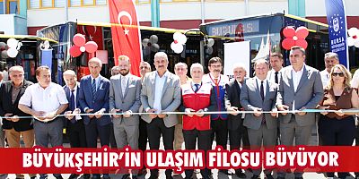 Büyükşehir'in ulaşım filosu büyüyor