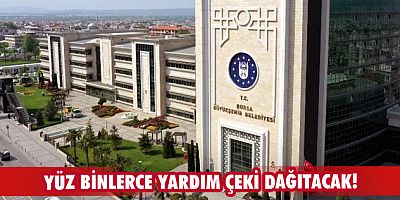 Büyükşehir yüz binlerce yardım çeki dağıtacak!