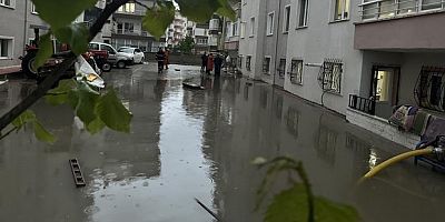 Çankırı'da yollar göle döndü