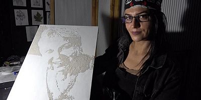 Cesedi yakılan kadının küllerinden portresi yapıldı