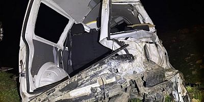 Cizre’de kamyonet şarampole uçtu: 1 ağır yaralı